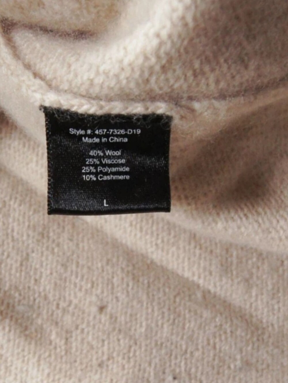 Jenni Kayne Everyday Sweater Oatmeal Womens Large Pullover Minimalist Coastal - Picture 9 of 9
